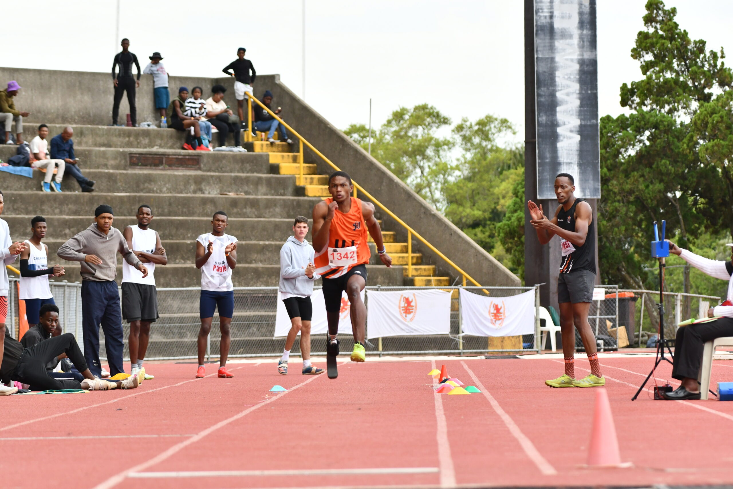 UJ long jump para-athlete