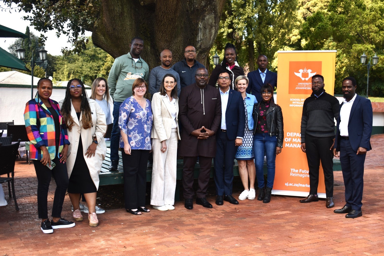 Prof Wamba, Prof Rana with UJ Staff and Research Students.