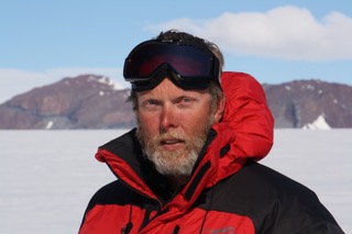 Dr van Niekerk on a previous expedition to Antartica. Photo: Supplied 