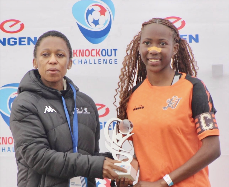 Adrielle Mibe was named the 2025 EKOC Midfielder and Player of the Tournament64