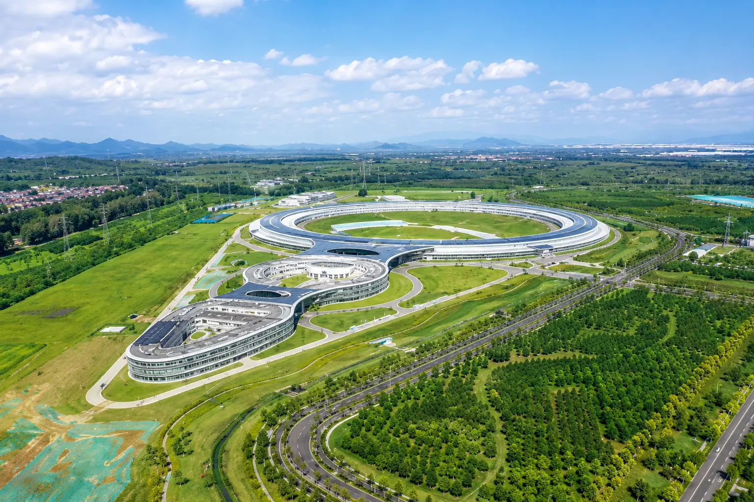 China’s High Energy Photon Source (HEPS), a new fourth-generation synchrotron in Beijing, operated by the Institute for High Energy Physics at the Chinese Academy of Sciences.