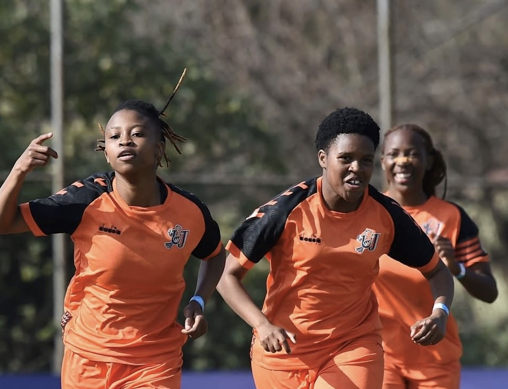 UJ Womens U20 Football Team players