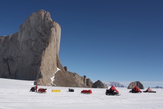 The team's camp in the Antartic Photo: Supplied 
