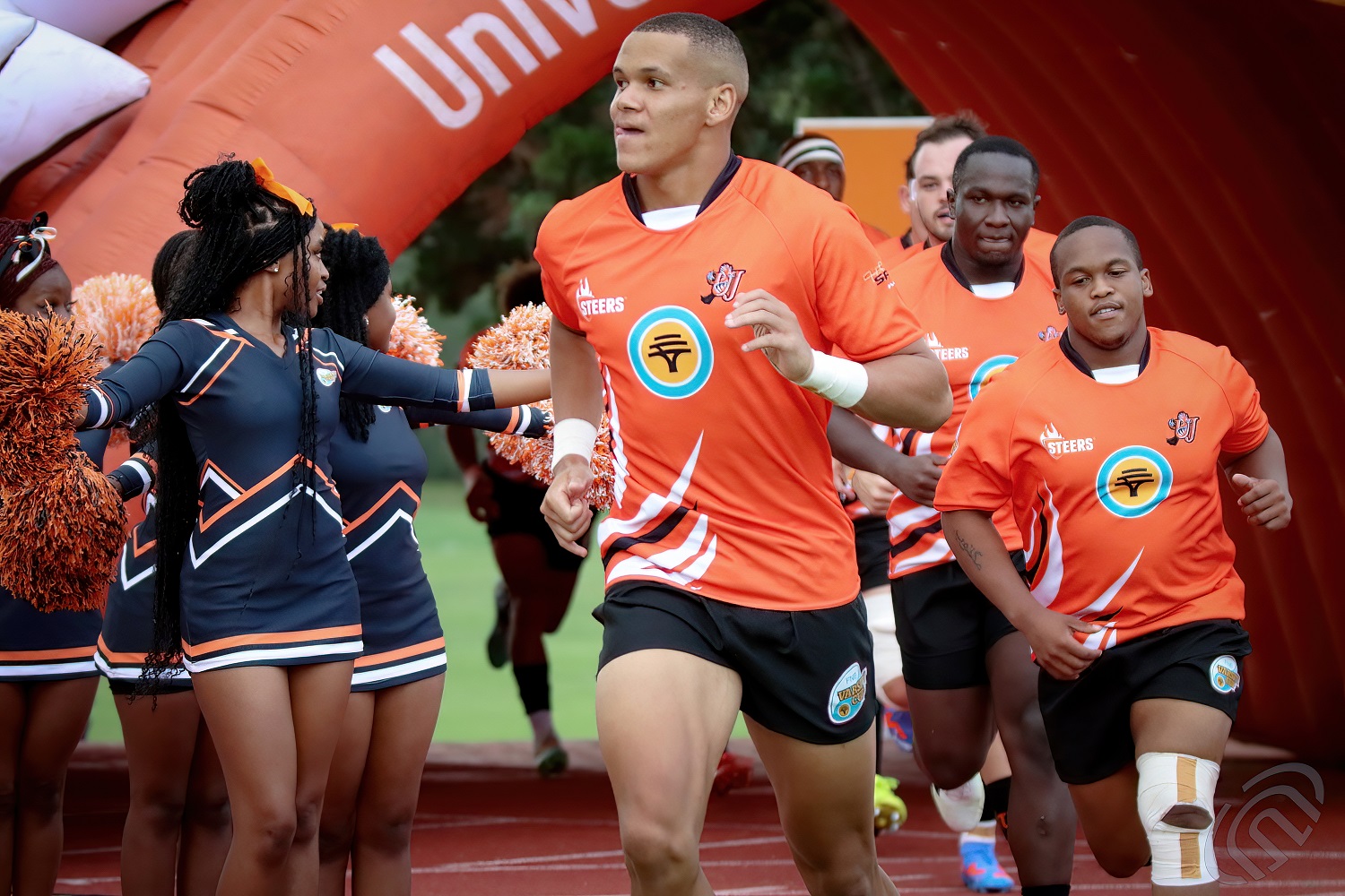 UJ Senior Men's Rugby Team Entrance at UJ Stadium